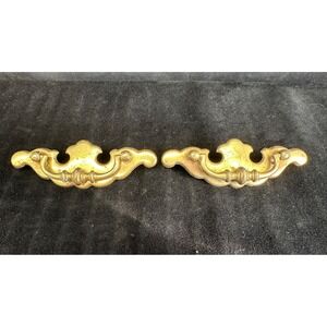 Vintage Chippendale Bail Pull Handles Vintage Hardware Drawer Pulls Set of 2